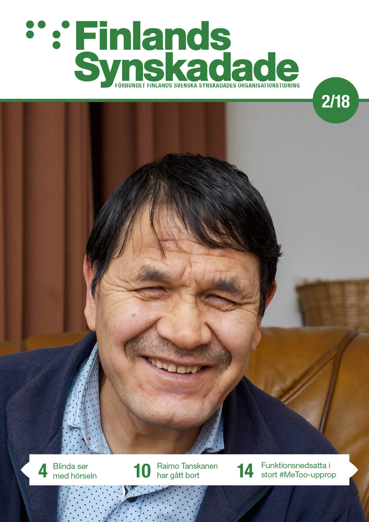 Pärmbild. Ismail ler och kisar med ögonen. 