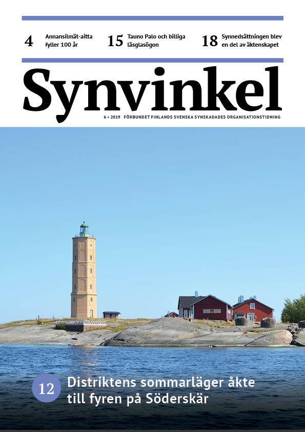 Synvinkels pärm med bild på Söderskärs fyr