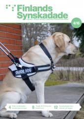 Pärmbild: Född i Danmark och uppvuxen i Skåne i Sverige. Kenneth Ekholms nya ledarhund Assar är berest och världsvan redan innan sin tjänstgöring.