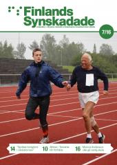 Pärmbild: Pehr Ahlstedt, med ledsagaren John Smedberg, kämpar om medalj då FSS friidrottstävlingar gick av stapeln i Pedersöre tidigare under sommaren.