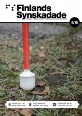 Pärlbild FS nr 9: Vit käpp mot höstig mark. Den vita käppen har gamla anor, men det var först på 1920-talet som den målades vit och blev en symbol för synskadade. 